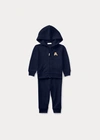 RALPH LAUREN POLO BEAR FRENCH TERRY HOODIE & PANT SET,0039466545