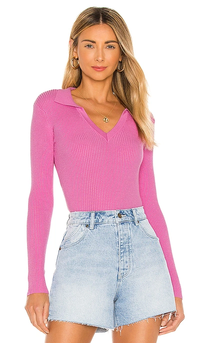 Lovers & Friends Natalia Knit Top In Pink