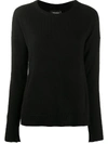 Zadig & Voltaire Zadig&voltaire Women's Encre Cici Star-embroidered Cashmere Jumper In Black