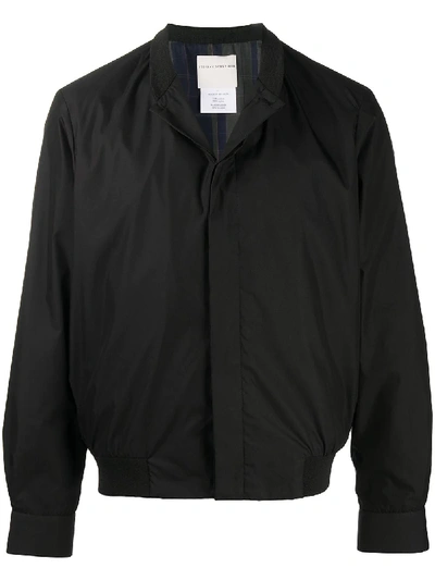 Stephan Schneider Buttoned Bomber Jacket In Black