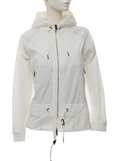 Woolrich Light-weight Harrington Jacket With Zip White Polyester Woman