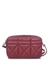 FURLA LEATHER POCHETTE BORDEAU LEATHER WOMAN