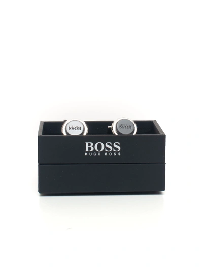 Hugo Boss Boss Cufflinks Grey  Man