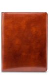 BOSCA LEATHER WRITING PAD COVER,922-27