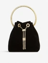 JIMMY CHOO BON BON VELVET TOP-HANDLE BAG,39937116