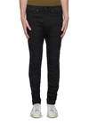 R13 'CORE SKYWALKER' UNWASHED STACKED SKINNY JEANS