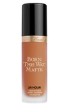Too Faced Born This Way Matte Longwear Liquid Foundation Makeup Spiced Rum 1 oz / 30 ml In Spiced Rum
