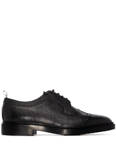 Thom Browne Classic Longwing Brogue In Black