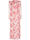 THE VAMPIRE'S WIFE UNCONDITIONAL FLORAL-PRINT SILK DRESS