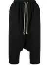 ALCHEMY CROPPED DROPPED-CROTCH TROUSERS