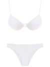 Amir Slama Balconette Bikini Set In White