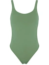 Amir Slama Cut Out Swimsuit In Green