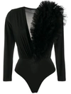 ALCHEMY X LIA ARAM RUFFLED TULLE BODYSUIT