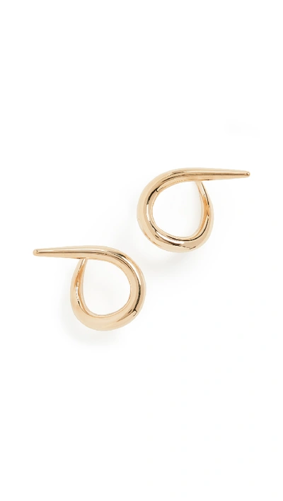 Charlotte Chesnais Punk Hoop Small Loop Earrings In Gold