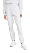 Alexander Wang T Alexanderwang.t Grey Terry Foundation Lounge Pants In Light Heather Grey
