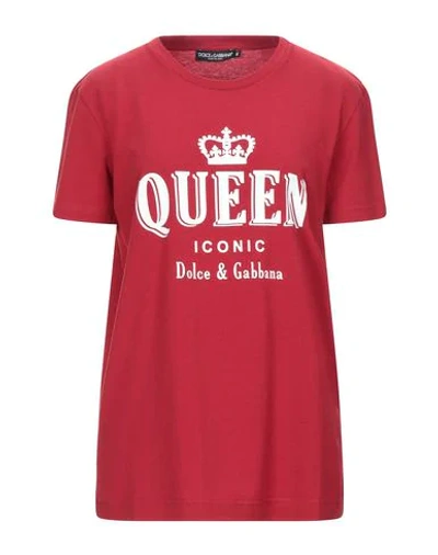 Dolce & Gabbana T-shirt In Red