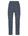 Be Blumarine Two-tone Spotted Classic Trousers In Blue