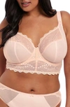 Elomi Full Figure Charley Lace Underwire Longline Bra El4381, Online Only In Ballet Pink