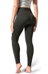 Blanqi Everyday Hipster Postpartum Support Leggings In Forest Night
