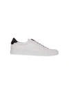 GIVENCHY LOW-TOP URBAN STREET SNEAKERS IN WHITE/BLACK,11458126