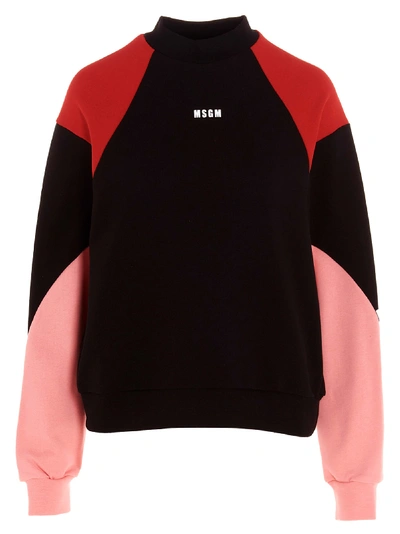 Msgm Sweatshirt In Black