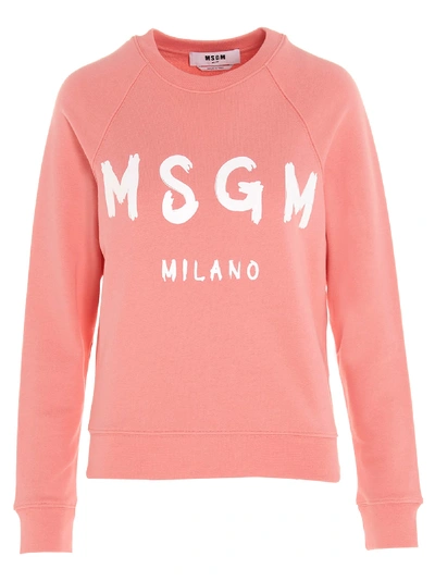 Msgm Sweatshirt In Pink