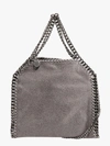 Stella Mccartney Falabella Chain Detail Fold-over Tote Bag In Grey
