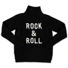 Zadig & Voltaire Girls' Beth Wool Blend Graphic Turtleneck Sweater - Little Kid, Big Kid In Noir