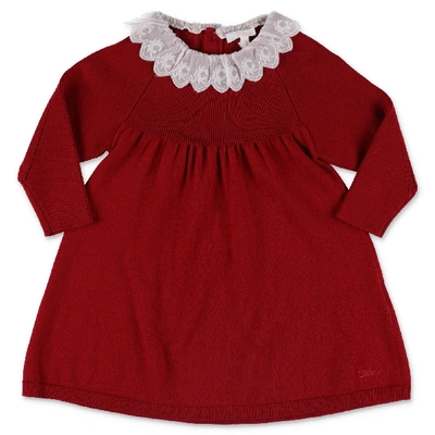 Chloé Babies' Dress In Rosso