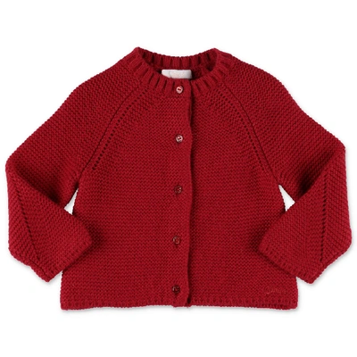 Chloé Babies' Sweater In Rosso