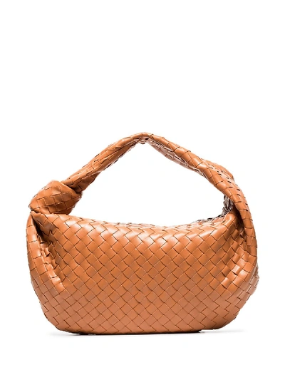 Bottega Veneta Jodie Leather Shoulder Bag In Brown