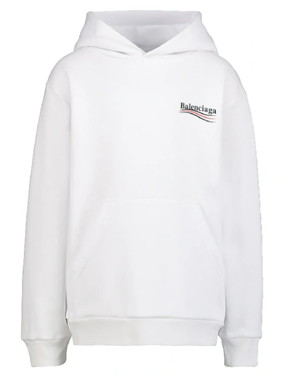 Balenciaga Kids Hoodie For For Boys And For Girls In White