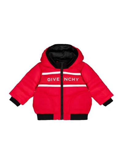 Givenchy Kids Down Jacket For Boys In Red