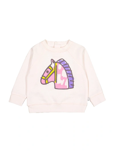 Stella Mccartney Kids Sweatshirt For Girls In Rose