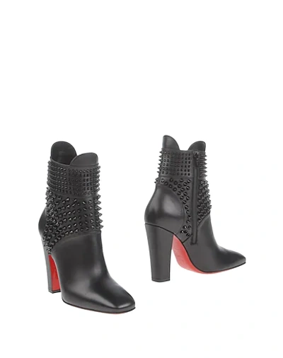Christian Louboutin Ankle Boot In Black