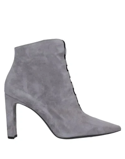 Bruno Premi Ankle Boots In Grey