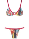 AMIR SLAMA PRINTED BIKINI SET