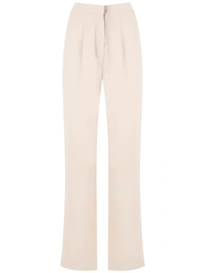 Andrea Marques Pleated Trousers In Neutrals