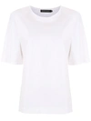 ANDREA MARQUES STRUCTURED SHOULDERS T-SHIRT