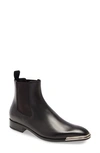 Givenchy Logo Plaque Ankle Boots In Black