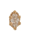 BVLA 14KT ROSE GOLD MARQUISE DIAMOND CROWN PRONG STUD EARRING