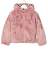 SAVE THE DUCK REVERSIBLE FAUX FUR PADDED COAT