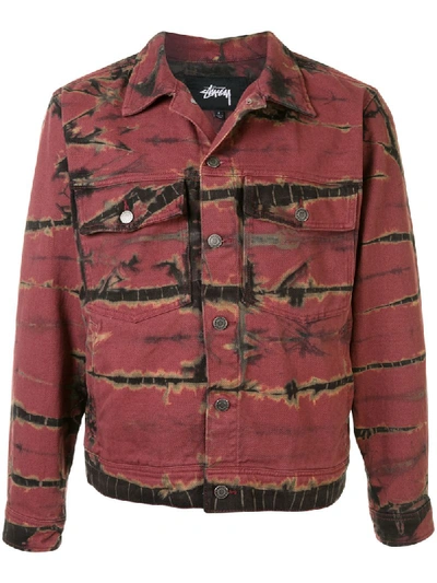 Jacket Brick Stussy Rip Dye Stussy Stüssy Rip Dye Ranch Denim