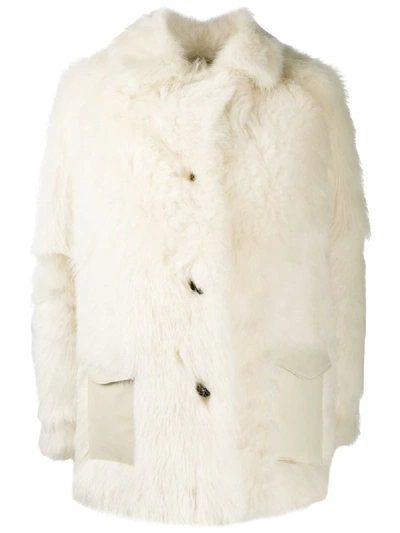 Simonetta Ravizza Sara Oversized Jacket In Neutrals