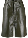 SIMONETTA RAVIZZA HIGH-WAISTED KNEE-LENGTH SHORTS