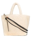 DOROTHEE SCHUMACHER SHEARLING TOTE BAG