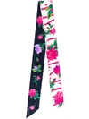 VALENTINO TWO-TONE FLORAL SCARF