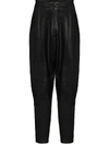 ALESSANDRA RICH HIGH-WAISTED TAPERED TROUSERS