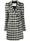 REDEMPTION GINGHAM CHECK-PRINT MIDI COAT