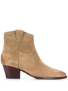 ASH HOUSTON SUEDE ANKLE BOOTS